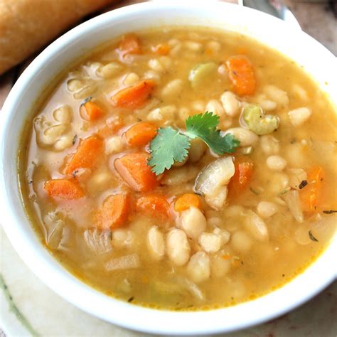 Navy Bean Soup Storage