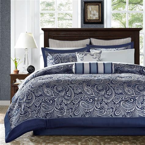 Navy Bedding Set