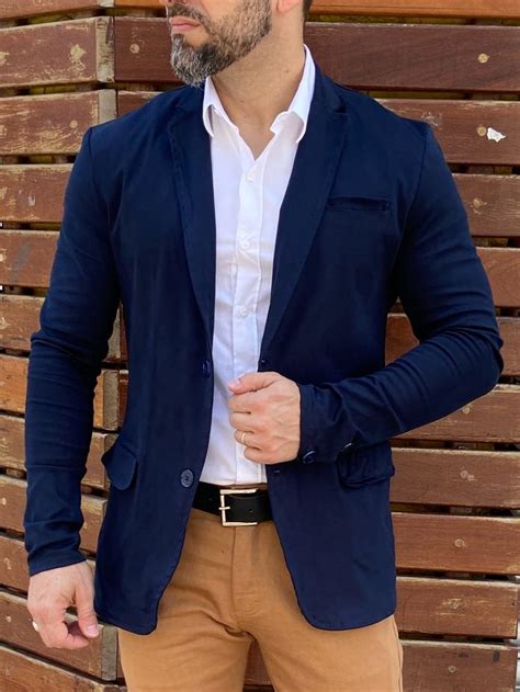 Navy Blazer Streetwear