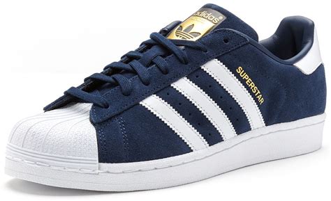 Navy Blue Adidas Superstar