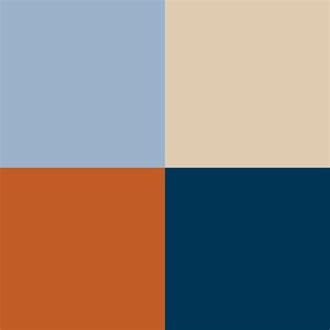 Navy Blue And Orange Color Scheme