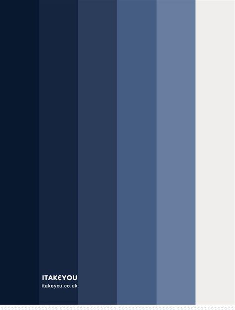 Navy Blue And White Color Scheme