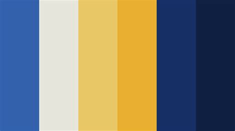 Navy Blue And Yellow Color Scheme