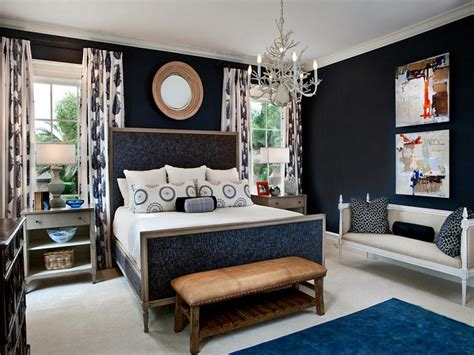 Navy Blue Bedroom Beautiful Decor