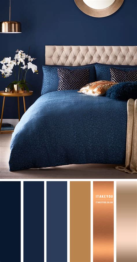 Navy Blue Bedroom Color Schemes