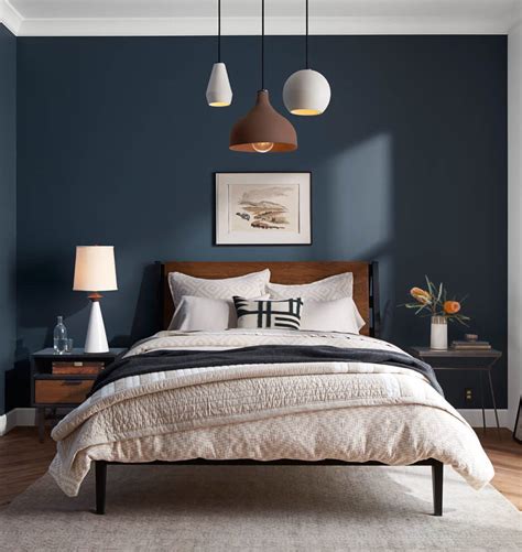 Navy Blue Bedroom Style Ideas