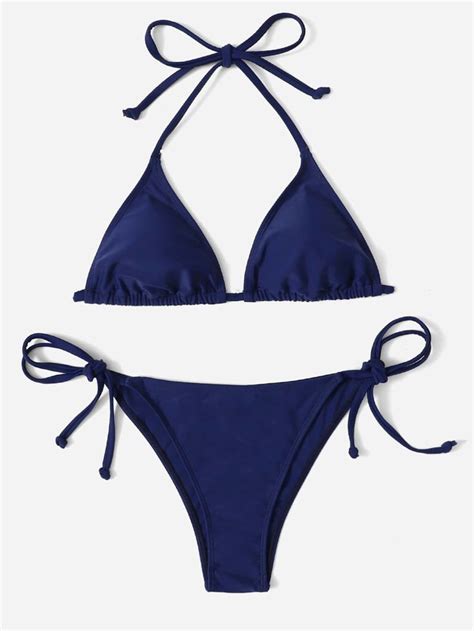 Navy Blue Bikini Care