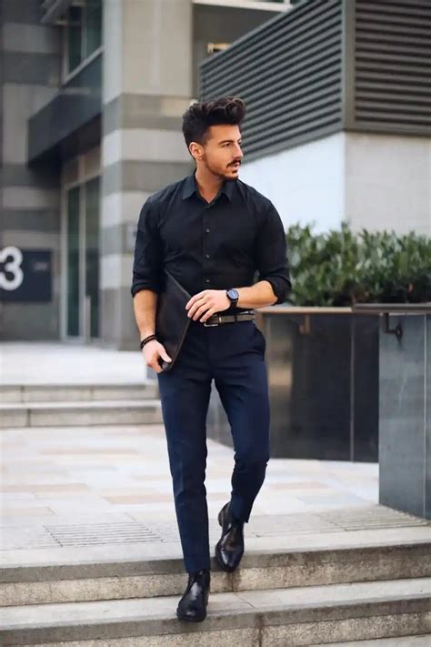 Navy Blue and Black Fashion