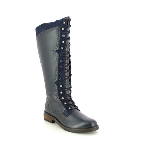 Navy Blue Boots