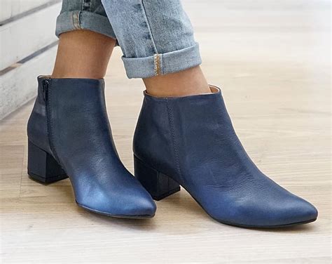 Navy Blue Boots for Casual Activities