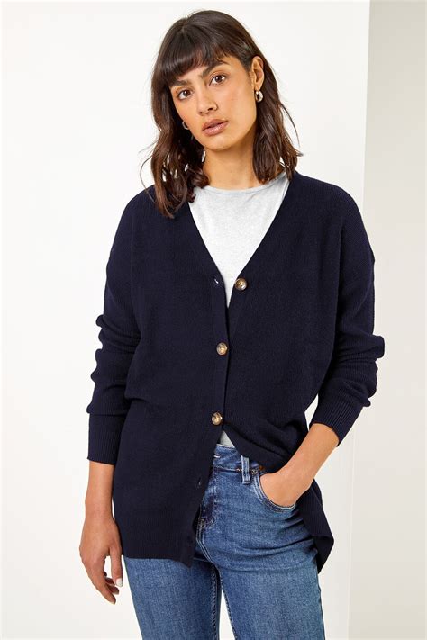 Navy Blue Cardigan