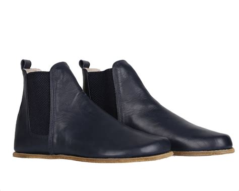 Navy Blue Chelsea Boots