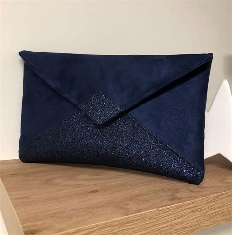 Navy Blue Clutch