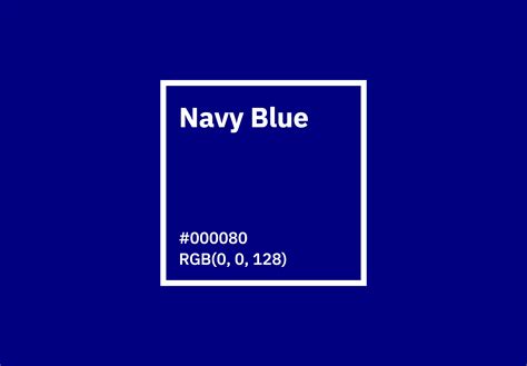 Navy Blue Color Code