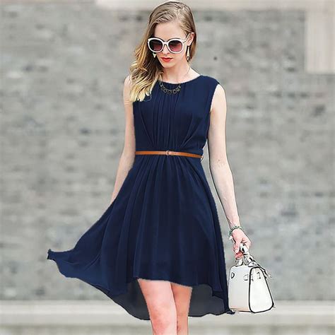 Navy Blue Colour Dress Fashion Inspiration