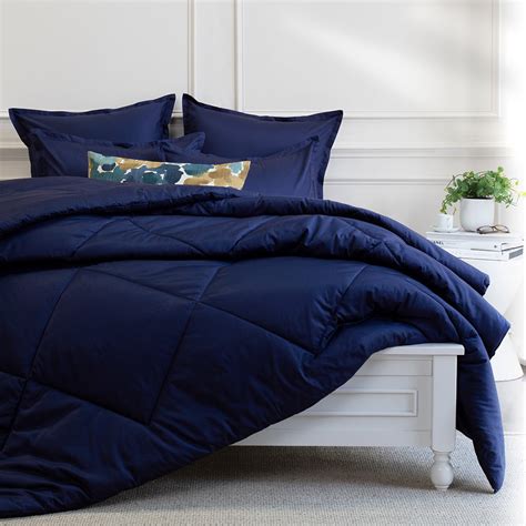 Navy Blue Comforter Set Material