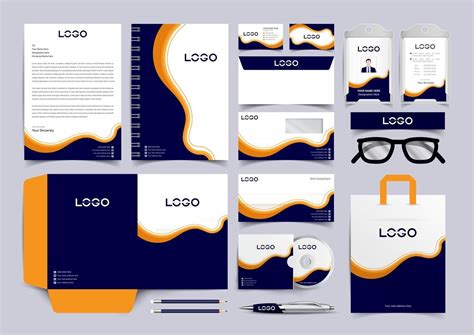 Navy Blue Corporate Branding