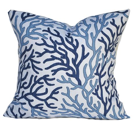 Navy Blue Couch Pillows Coastal Themed