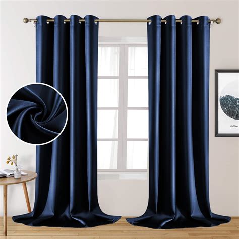 Navy Blue Curtains Bedroom