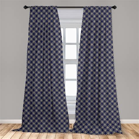 Navy Blue Drapes for Home Office