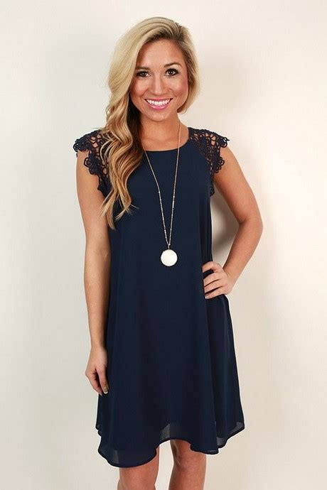 Navy Blue Dress Casual Look