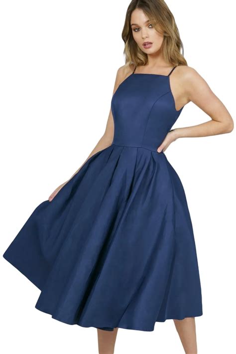 Navy Blue Dress Classic