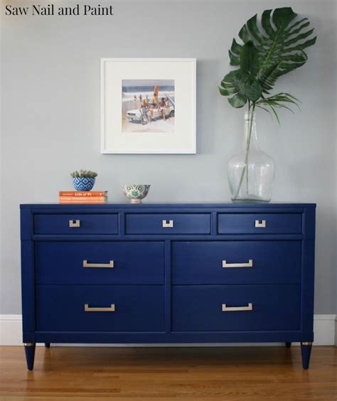 Navy Blue Dresser Decor Ideas