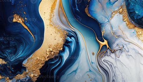 Navy Blue and Gold Texture