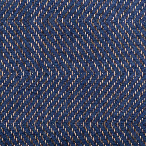 Navy Blue Herringbone Wallpaper