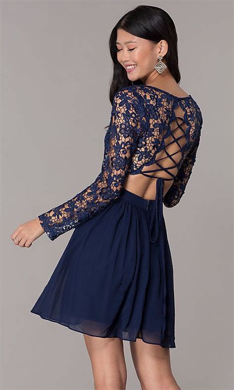 Navy Blue Hoco Dress Trends