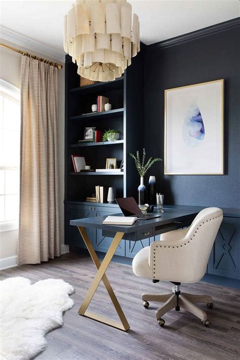 Navy Blue Home Office Ideas