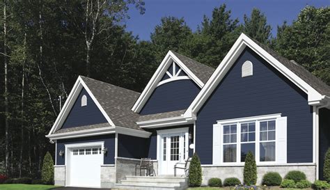 Navy Blue House Exterior Color Schemes