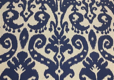 Navy Blue Ikat Wallpaper