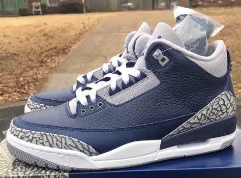 Navy Blue Jordan 3 Sneakers Collectibility