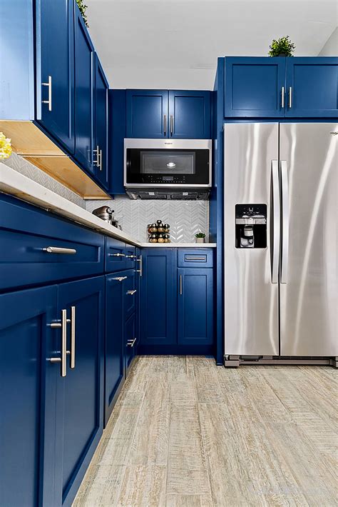 Navy Blue Kitchen Appliances