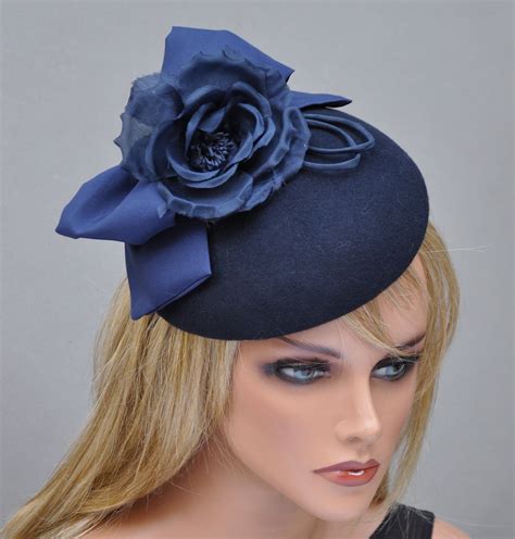 Navy Blue Ladies Suits Hats