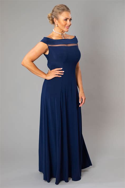 Navy Blue Mother Of Groom Dress 6