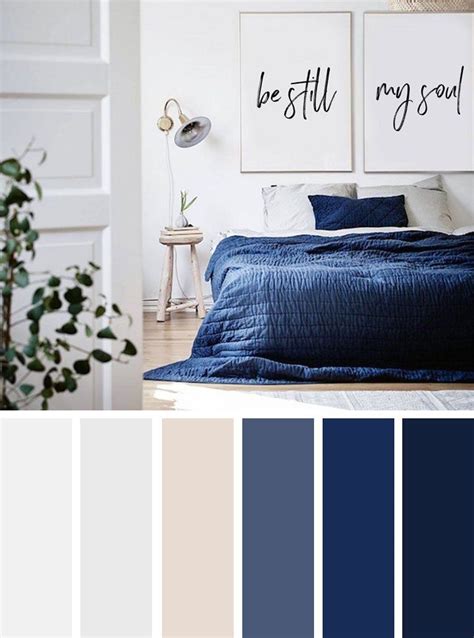 Navy Blue and Neutral Colour Combination