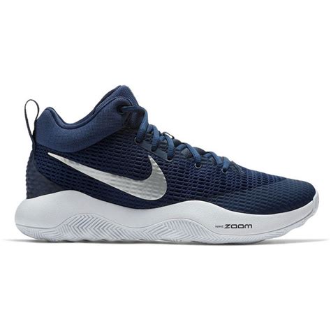 Navy Blue Nike Basketball Sneakers