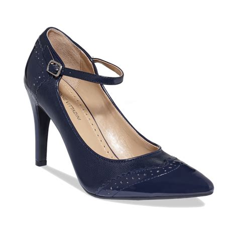 Description of Navy Blue Pumps