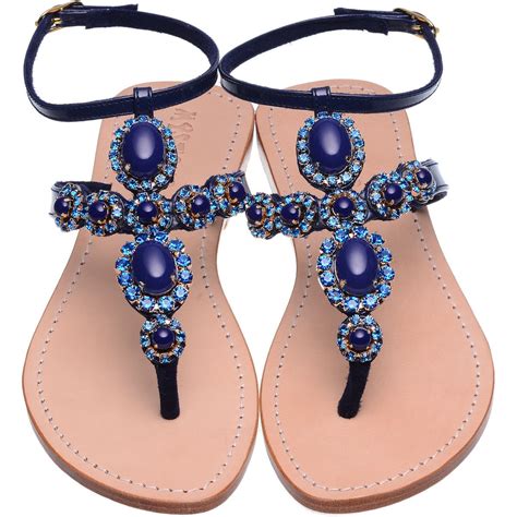 Description of Navy Blue Sandals