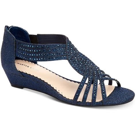 Navy Blue Sandals for Casual Events