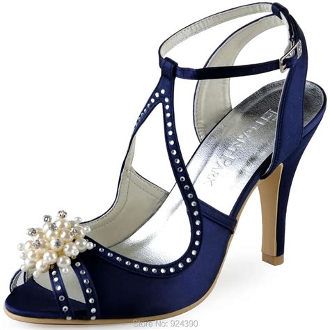 Navy Blue Sandals for Formal Events