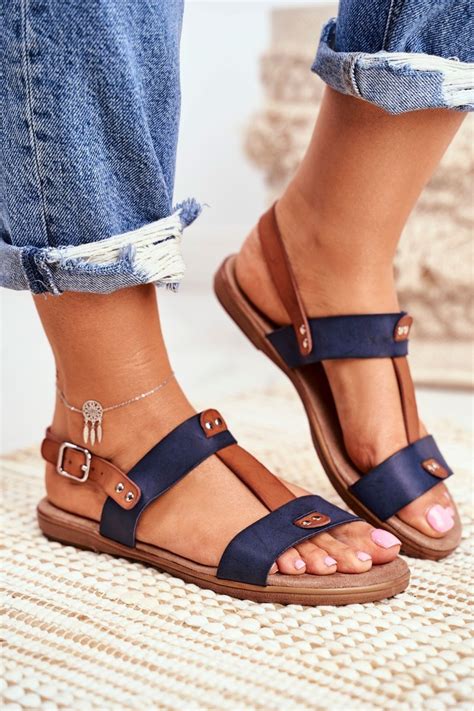 Navy Blue Sandals for Summer