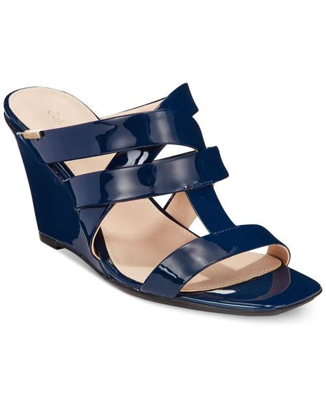 Navy Blue Sandals for Women