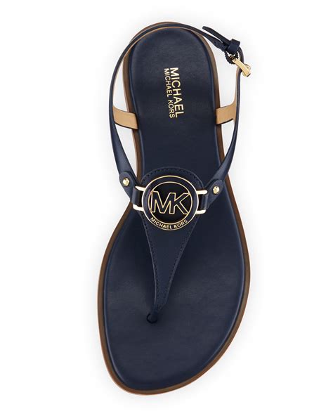 Navy Blue Sandals with Toe Ring