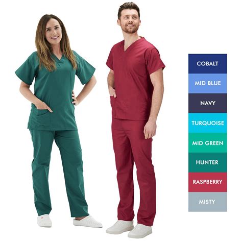 Navy Blue Scrubs for Different Medical Professionals