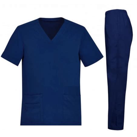 Navy Blue Scrubs for Technicians