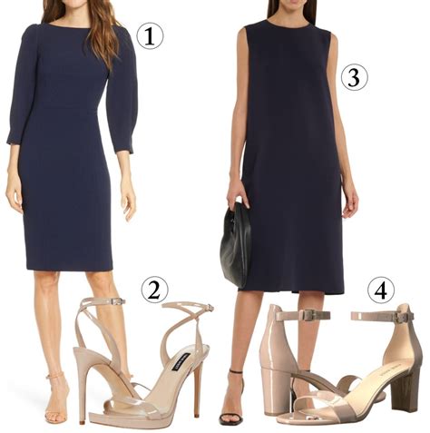 Navy Blue Shoes with Dress