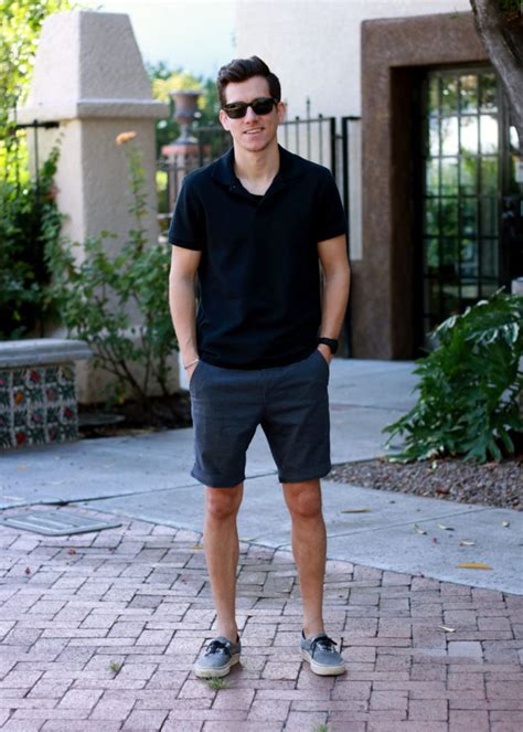 Navy Blue Shoes with Shorts